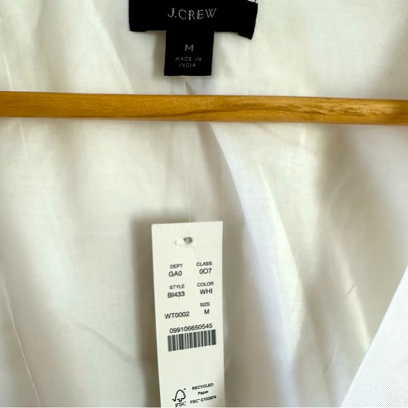 J Crew cotton Peplum Tank sz M - Picture 3 of 6